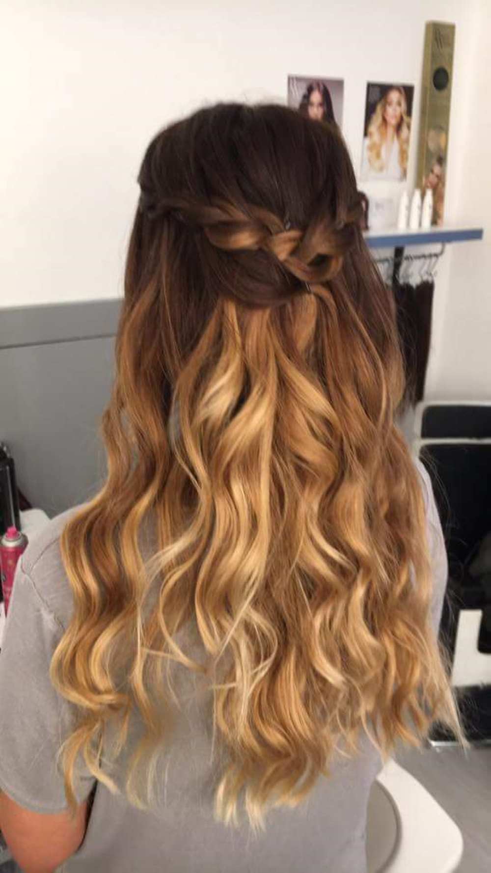 Breath-taking braided boho style hair