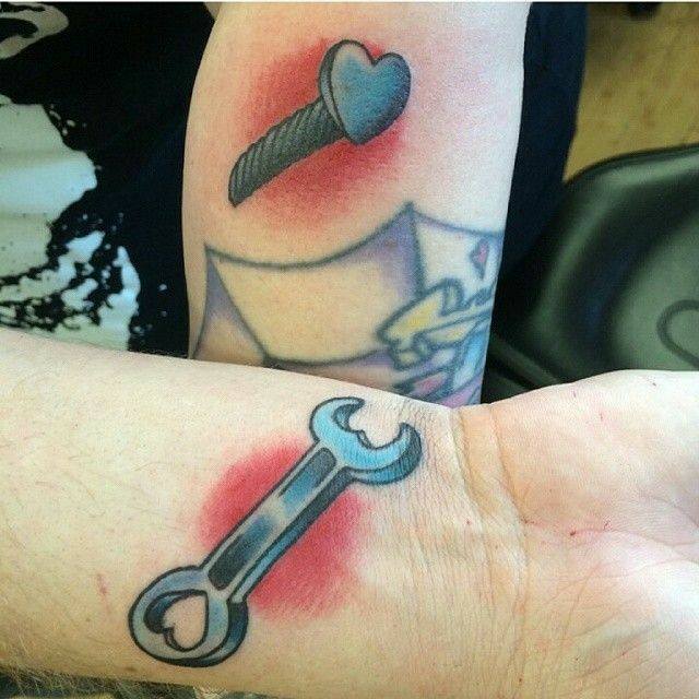 Brilliant Couple Tattoo Design