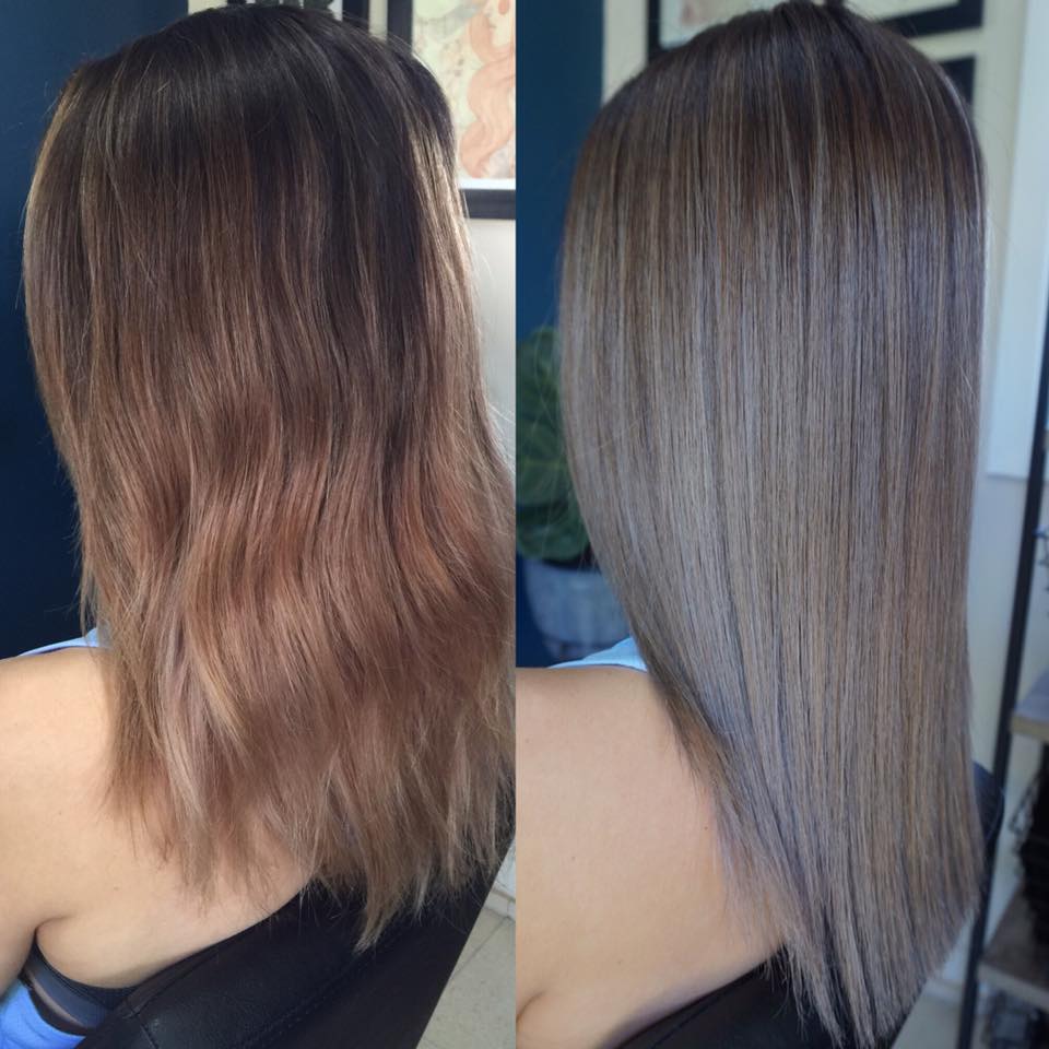 Classy Hair Transformation With Light Ash Blonde Color