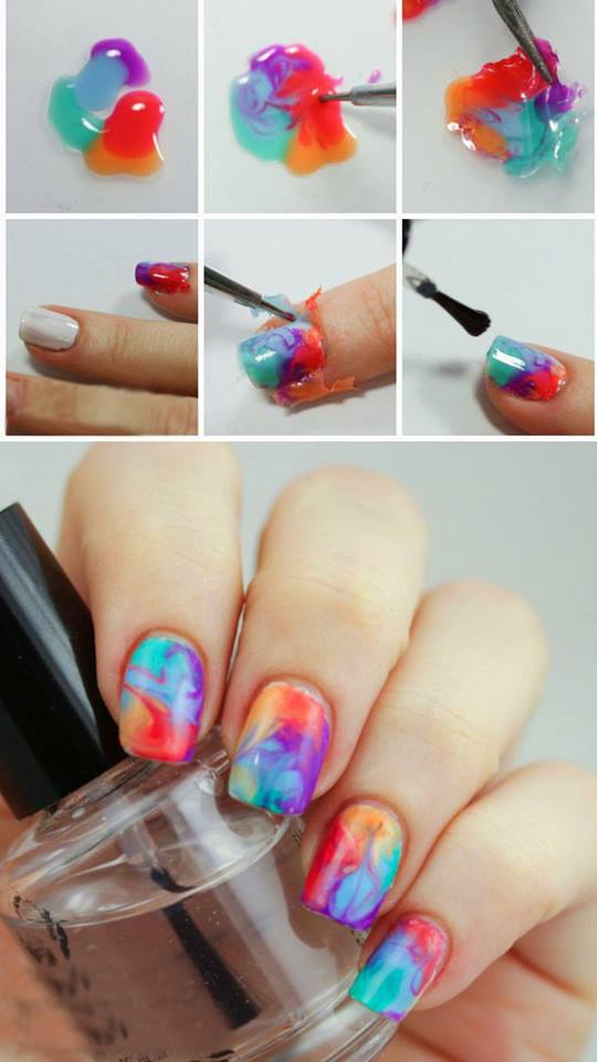 Colorful Gel Addiction Nail Art Tutorial