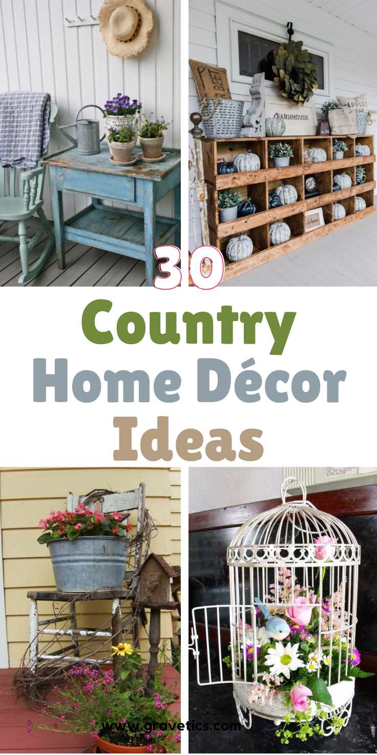 Country Home Décor Ideas