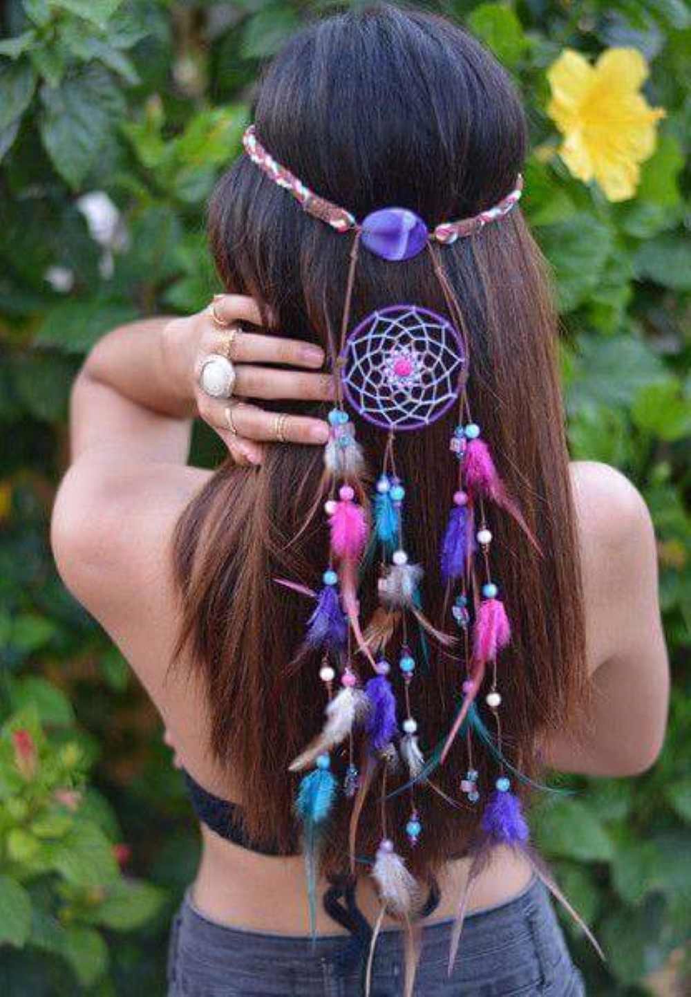 Cute Boho hairdo idea