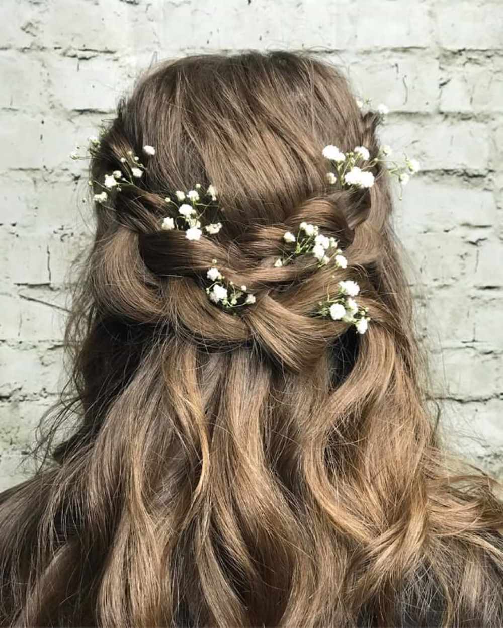 Easy to create waterfall twisted hairstyle