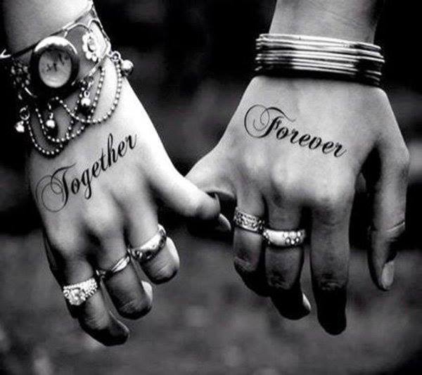 Excellent Together forever couple Tattoo