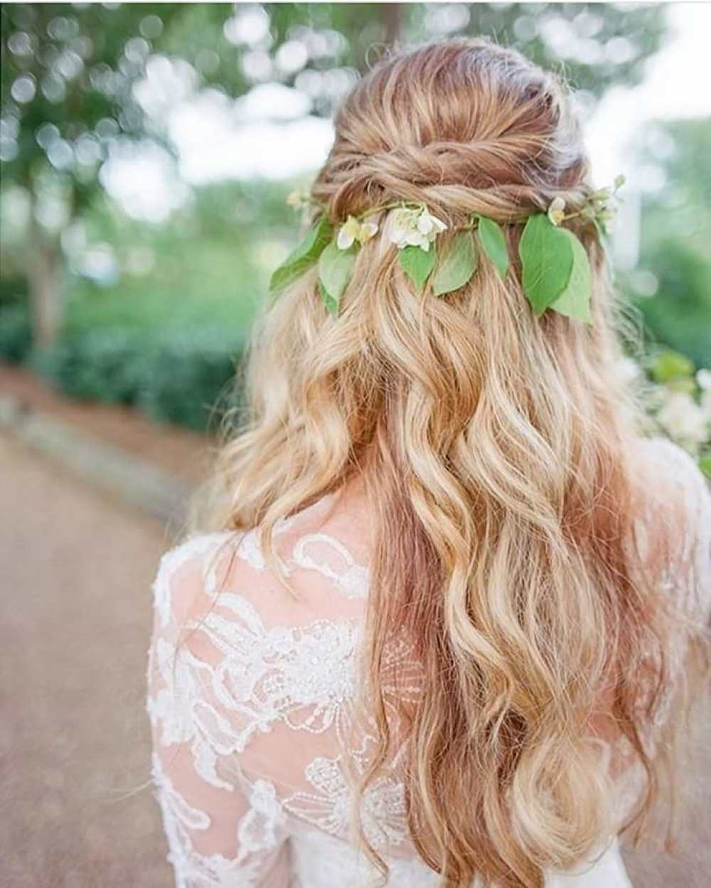 Fairy hike Bohemian hairdo