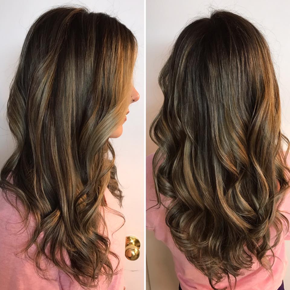 Golden Hair With Honey Ash Blonde Color