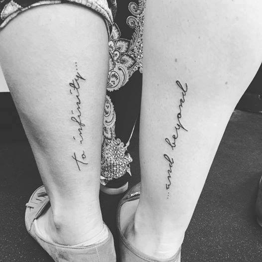 Little Couple Tattoo on Legs