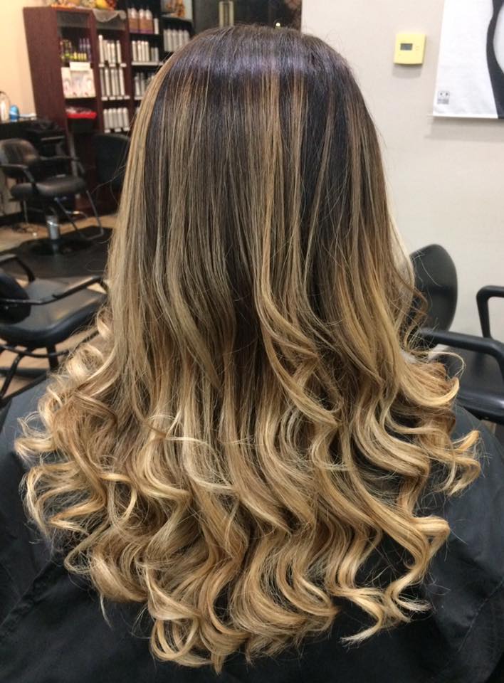 Lovely Blonde Ombré With Chocolate Brown Base Color Fall Hair Color