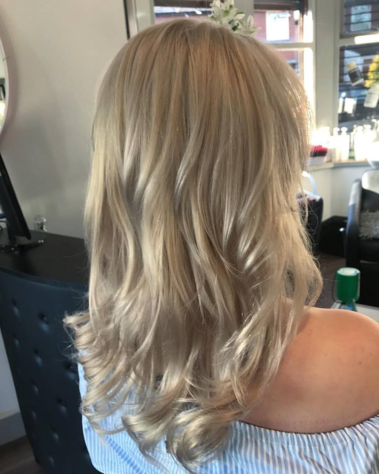 Marvellous Hair Style With Light Blonde Ash Color