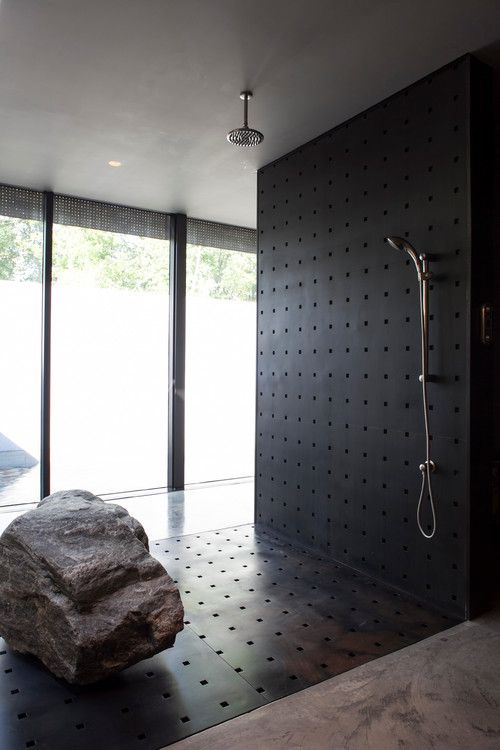 Industrial Chic Open Shower Concept