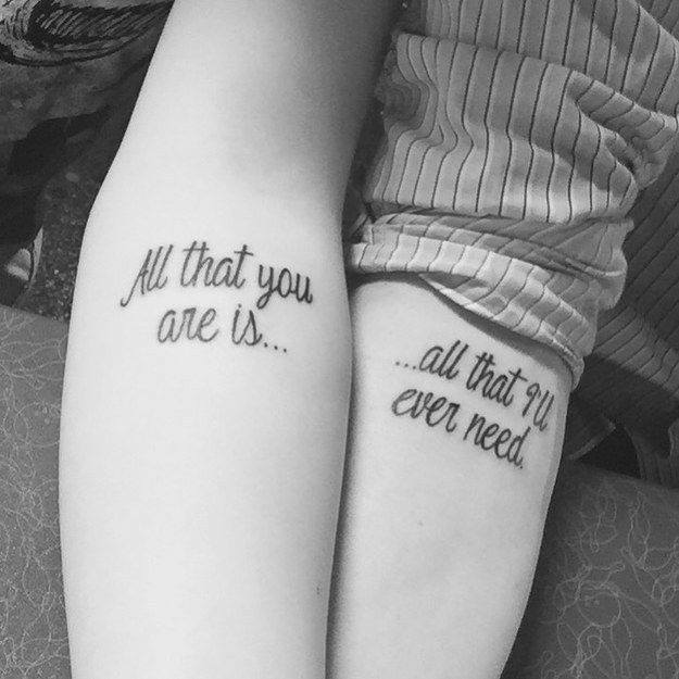 Quotes Couple Tattoo