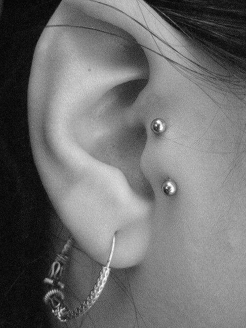 Spunky Sterling Silver Tragus Barbell