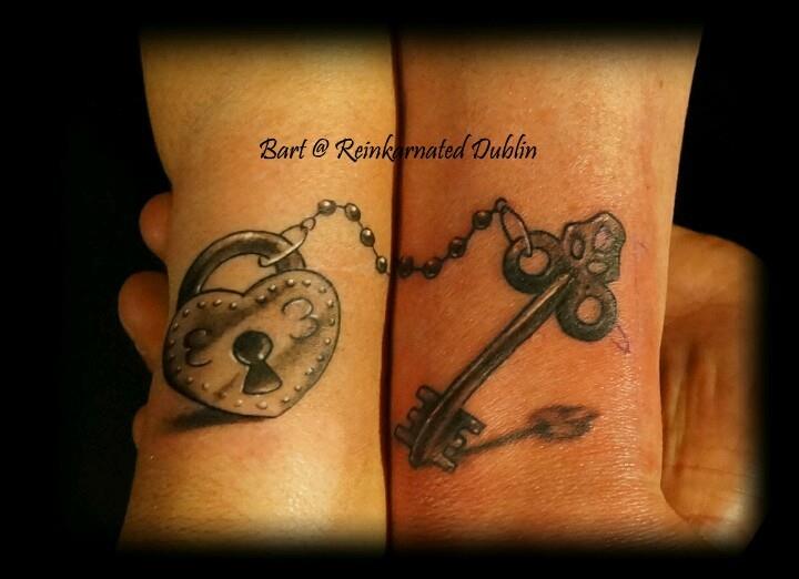 Ultimate Couple Lock and key Tattoo Trend