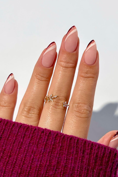30 Creative Nail Art Ideas: Unlock Stunning DIY Designs at Home! 19 minimal diagonal tips