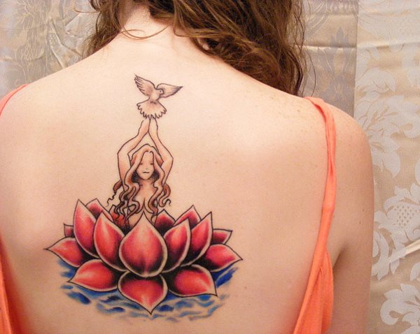 sexy Lotus Tattoo Design Ideas