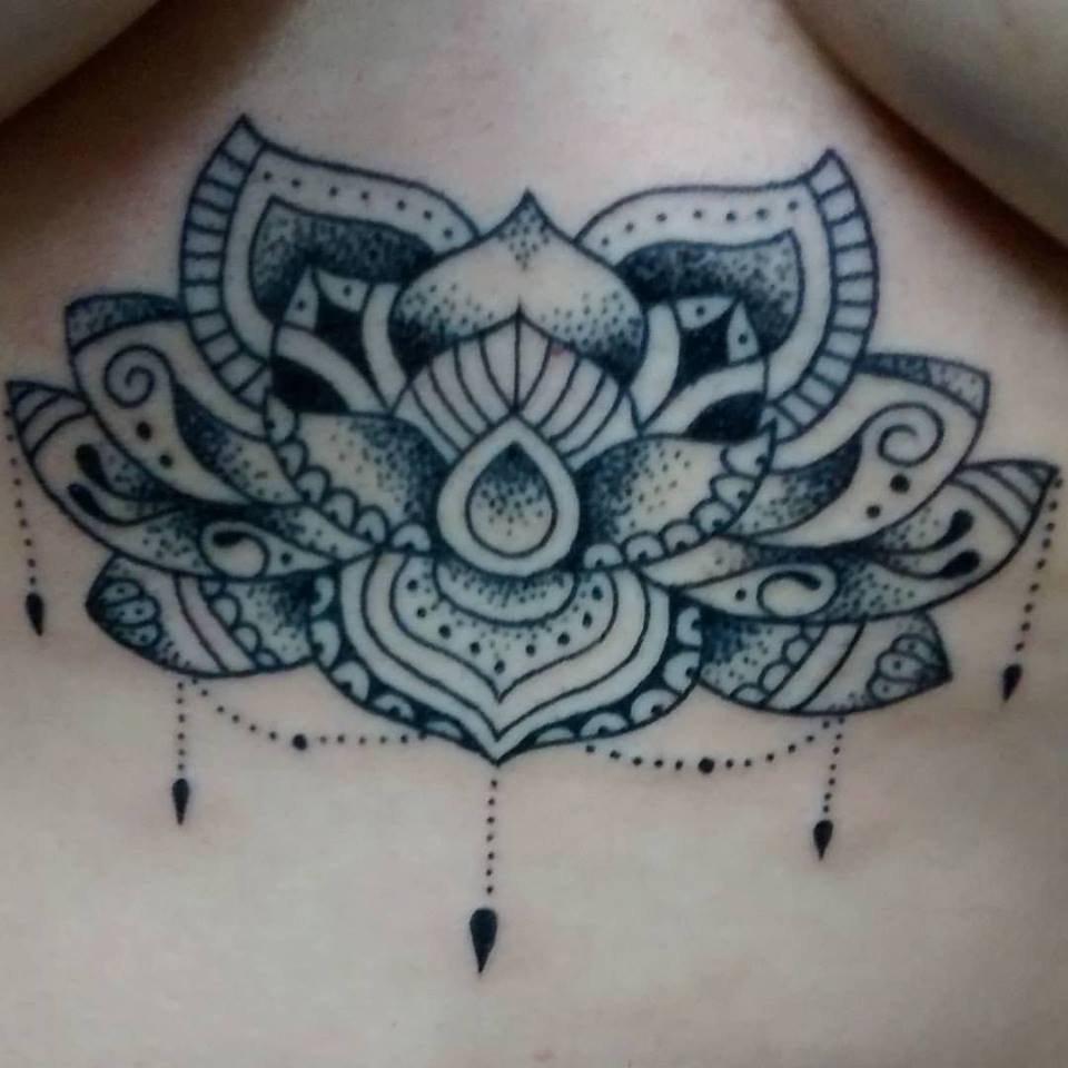 unusal lotus tattoo