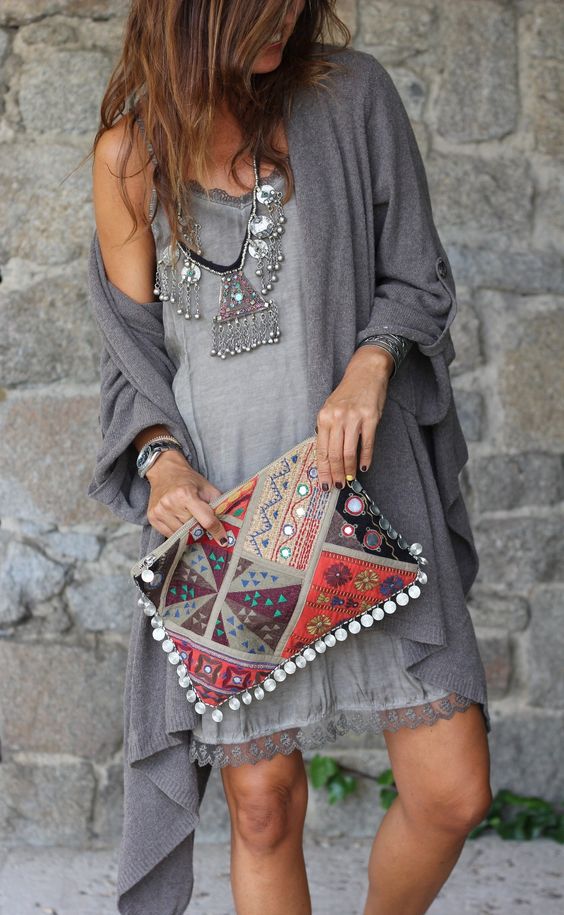 Absolutely Attractive Boho Clutch Embellished for Summer