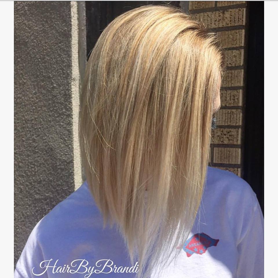 Adorable Stylish Blonde Lob Hair