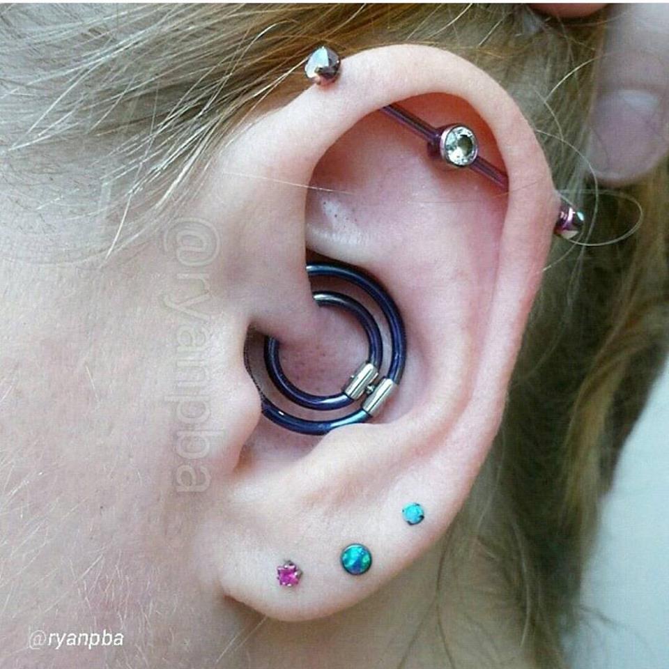 Awesome Double Daith Ear