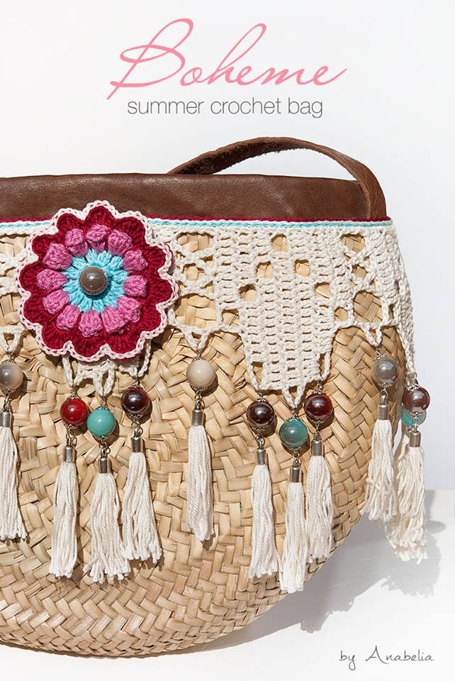 Bohemian style summer bag CROCHET