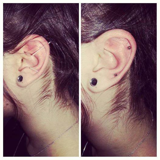 Double Piercing Ear