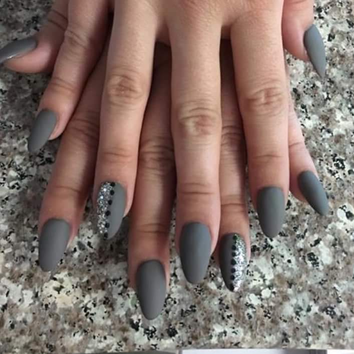 Exclusive Matte Nail Art Design