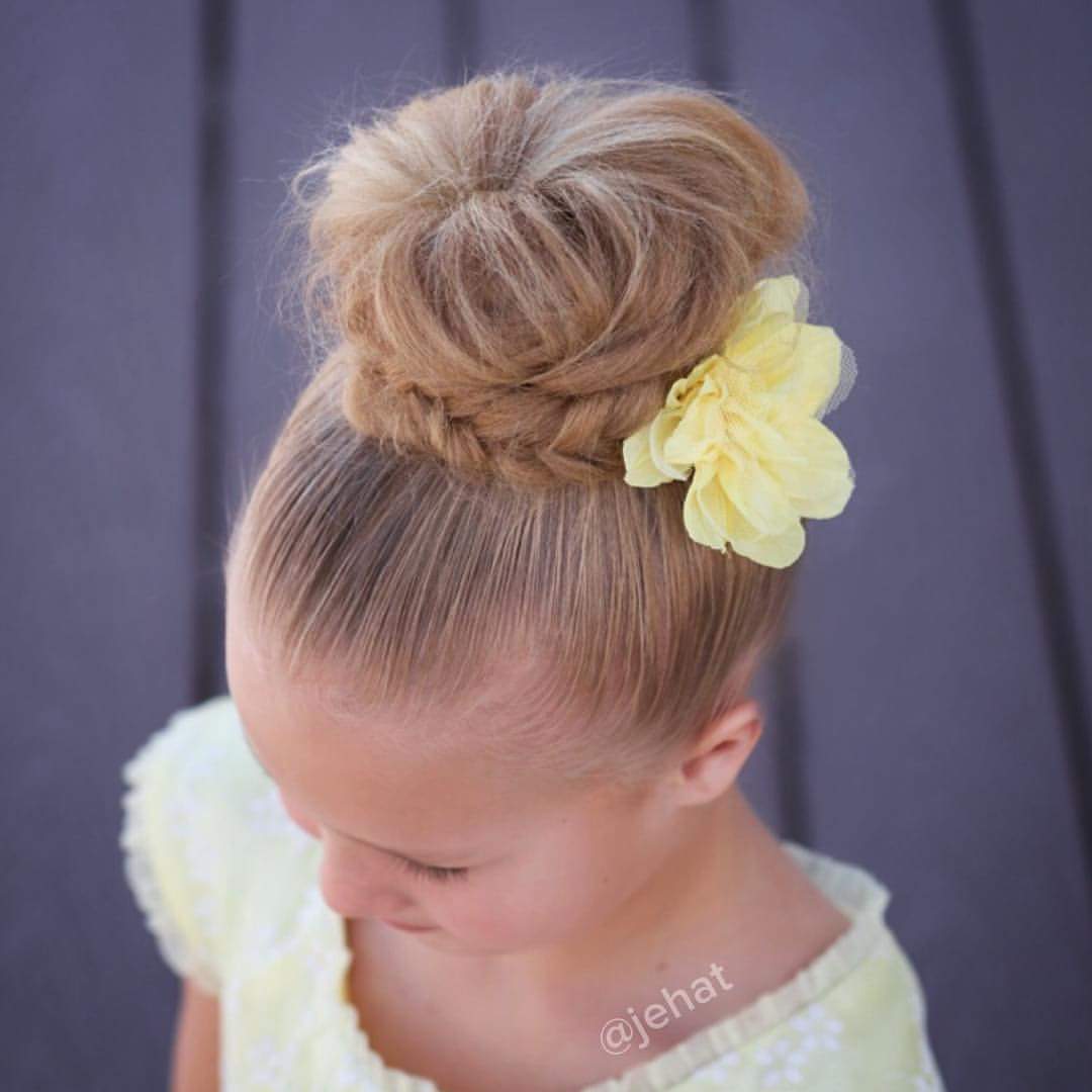 Flower Girl Bun Hairstyle