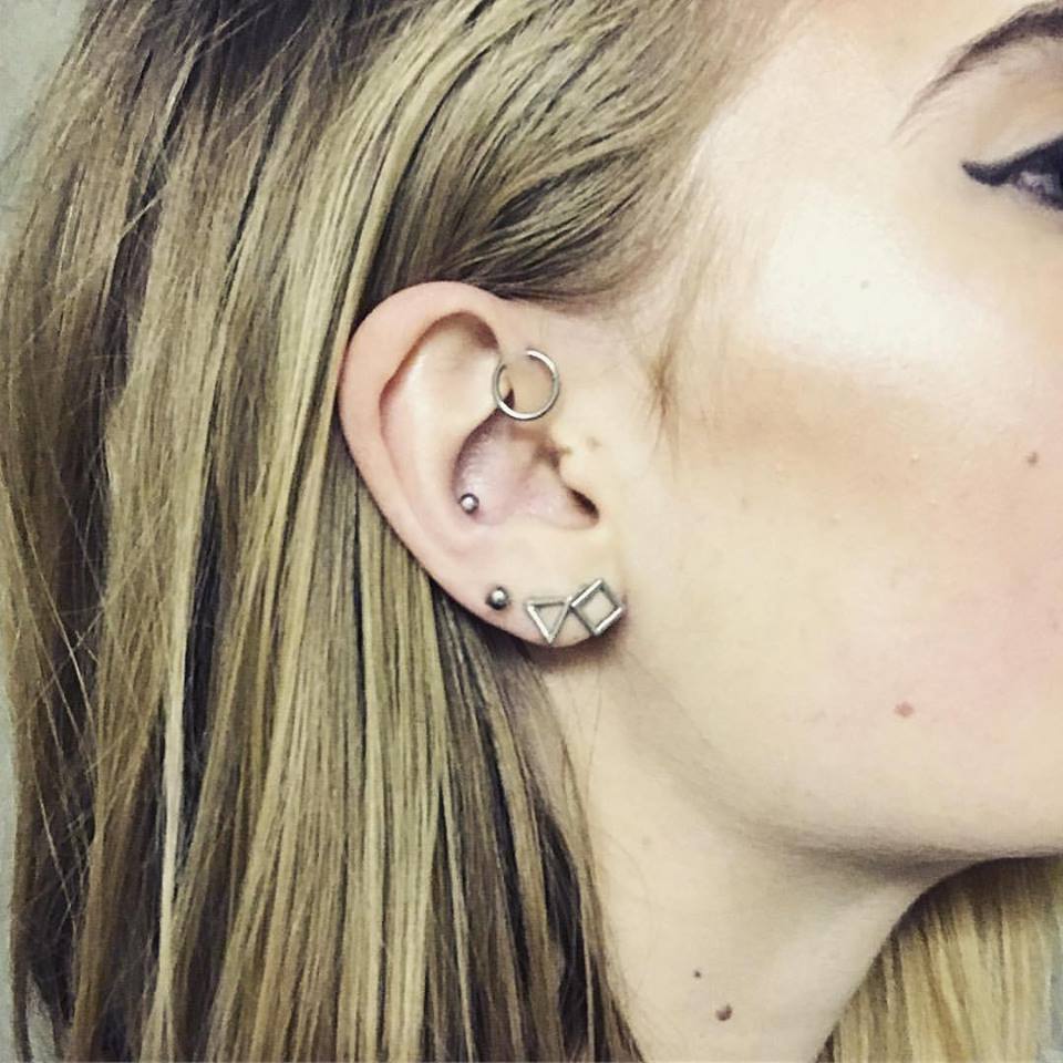 Geometric Shapes Piercing