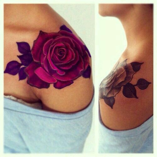 Incredible Bohemian Shoulder Tattoo