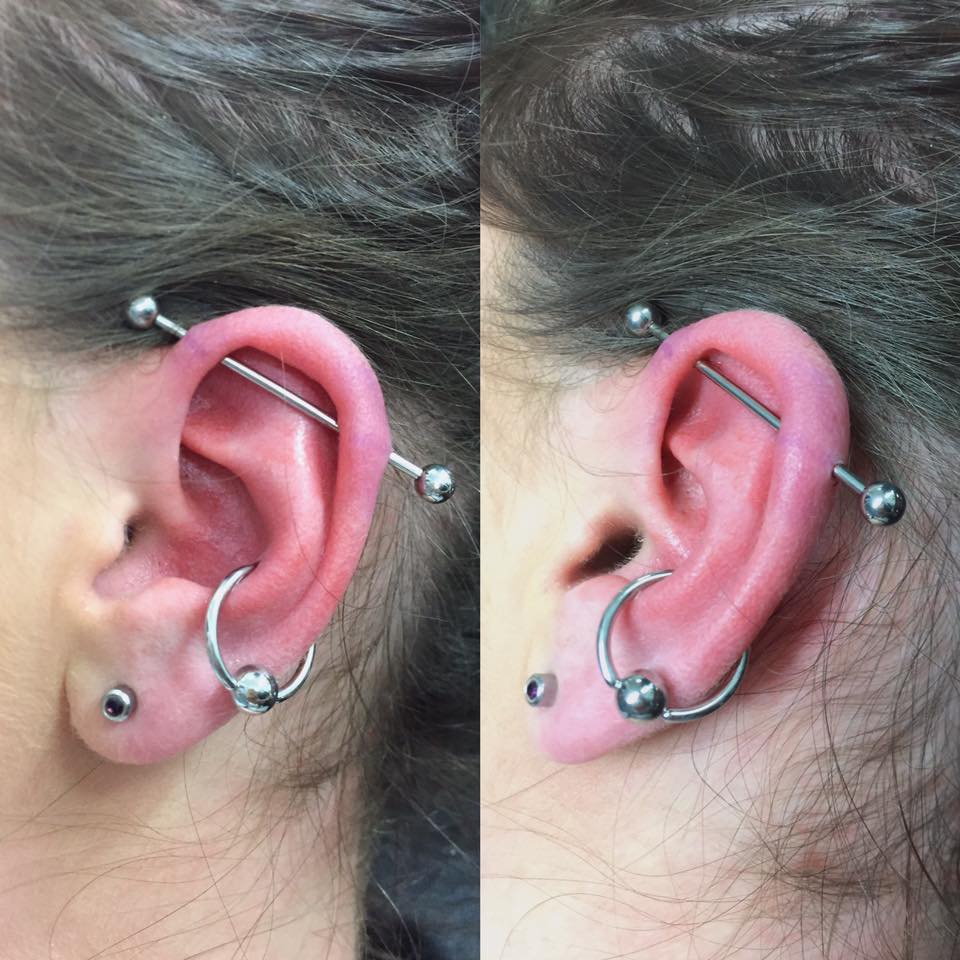 Industrial Cool Multiple Piercing