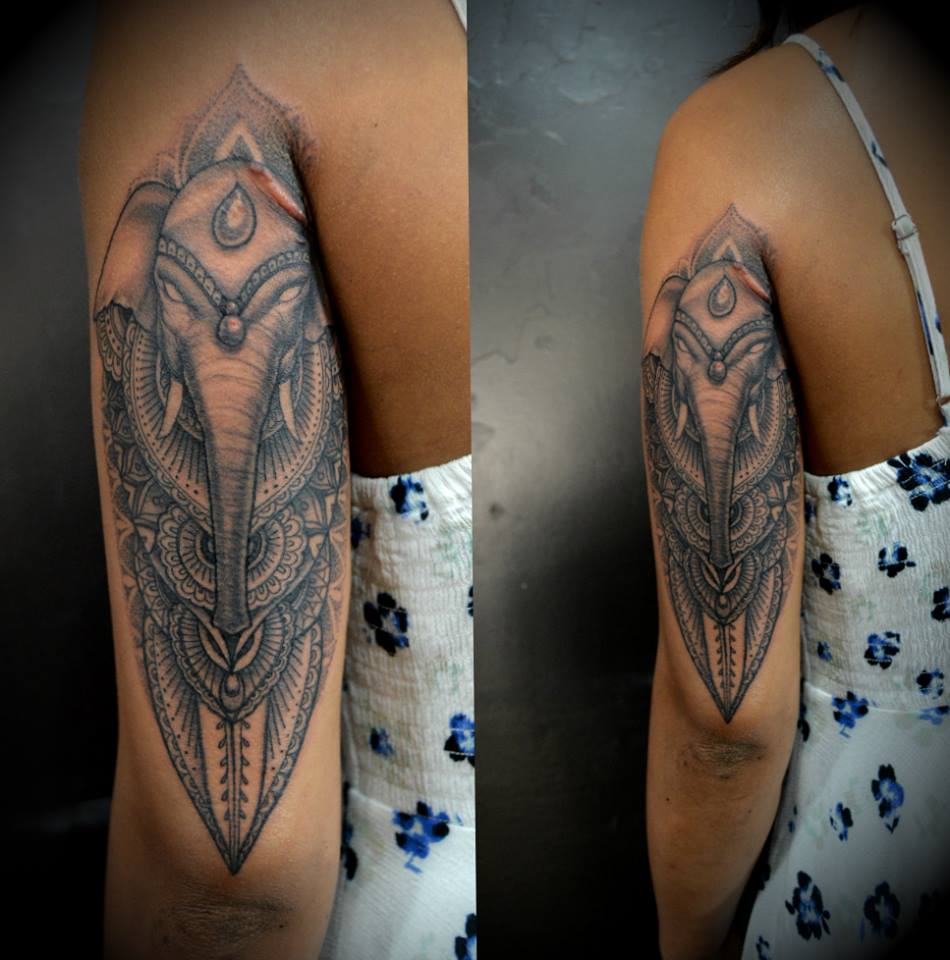 Intricate Mandala Bohemian Style Tattoo