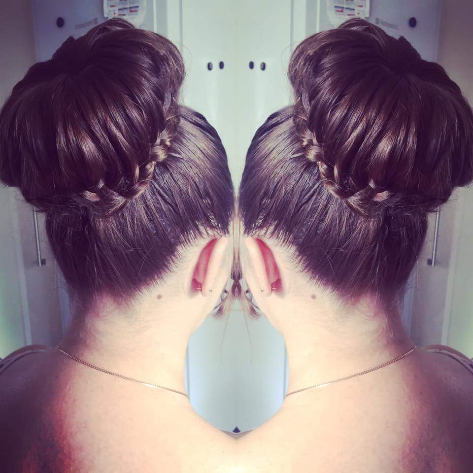 Ladder Braided Top Bun