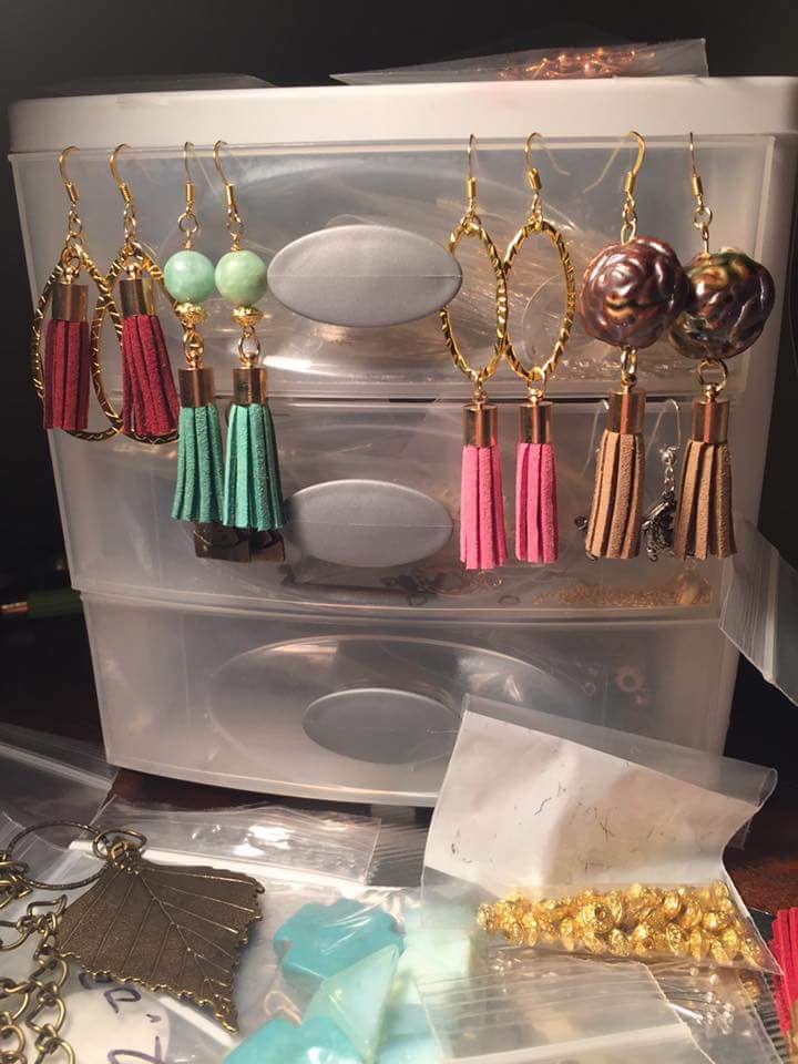 Lovely Leather Tassel Earrings in Various Colors