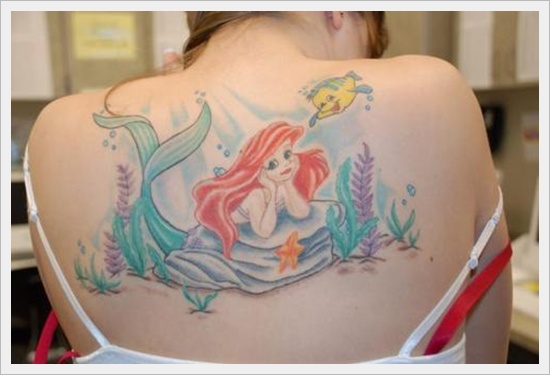 Mermaid Tattoo for Teenage Girls