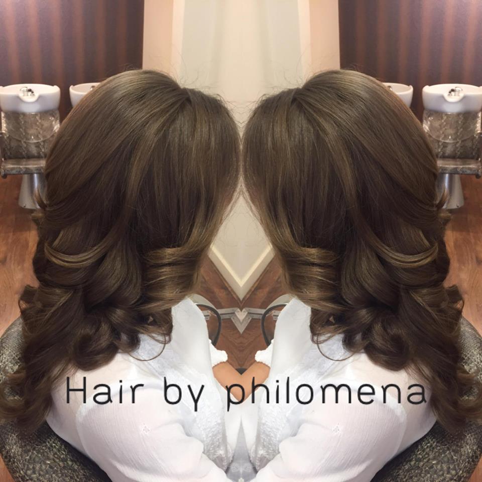 Modish Colour Natural Balayag Long Cut and Curly Blow Hair