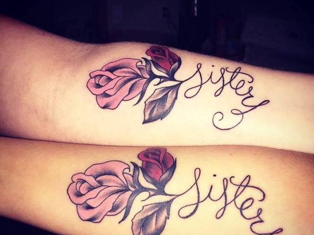 Natural Sister Tattoos Ideas on Hand