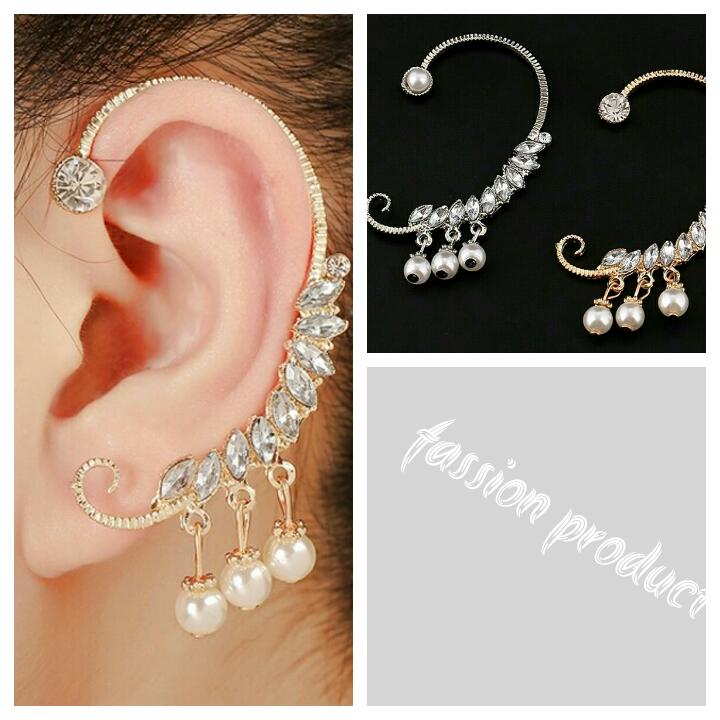 No Piercing Pearl Ear Cuff Trending