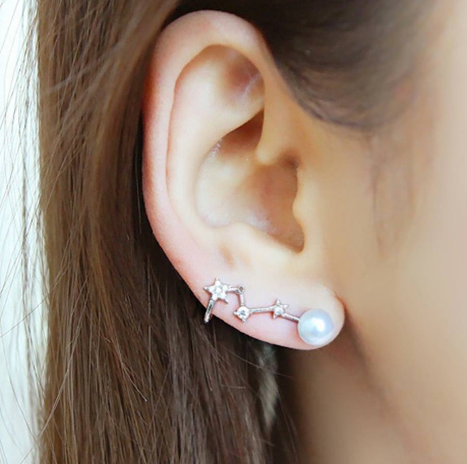 Pearl Constellation Earrings