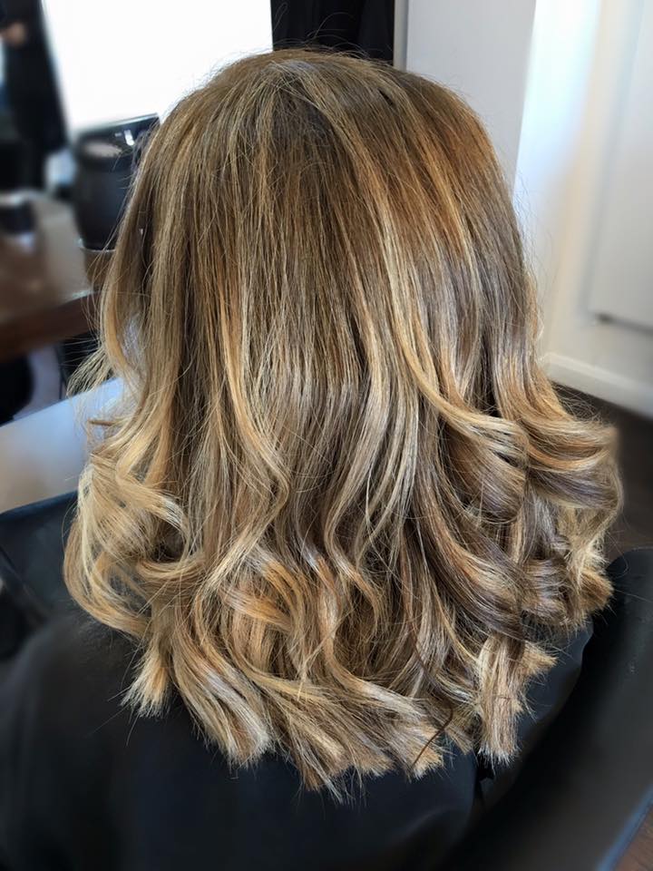 Ravishing Freehand Balayage Lob Hair