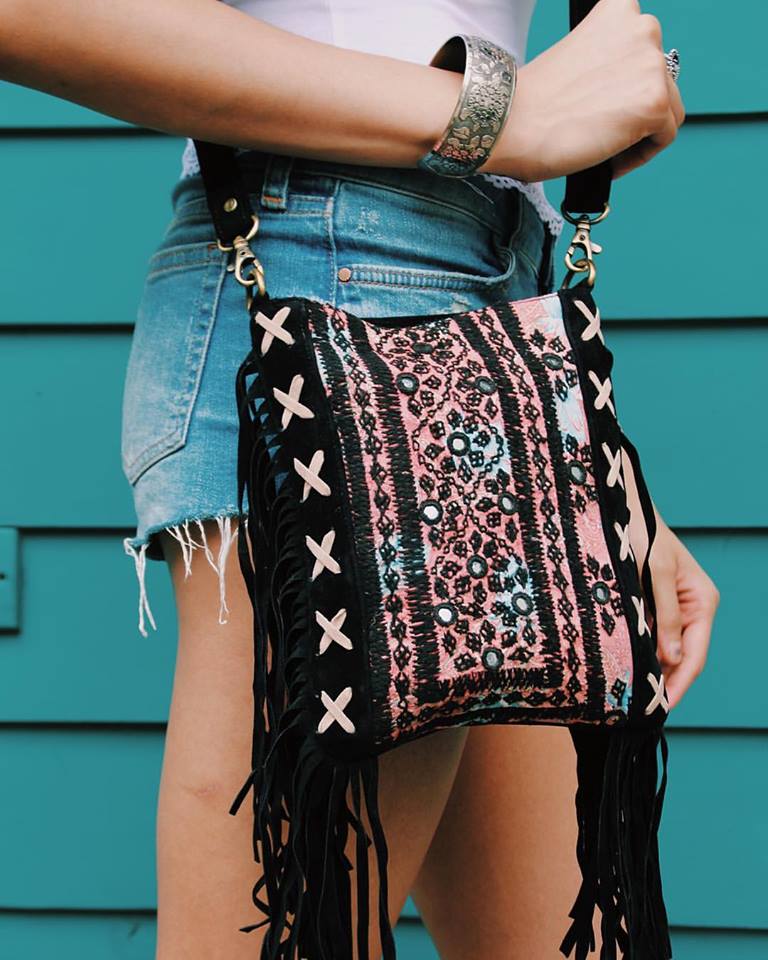 SUMMER SUEDE SLING BOHEMIAN BAGS