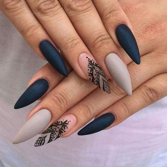 Sassy Matte Nail Art