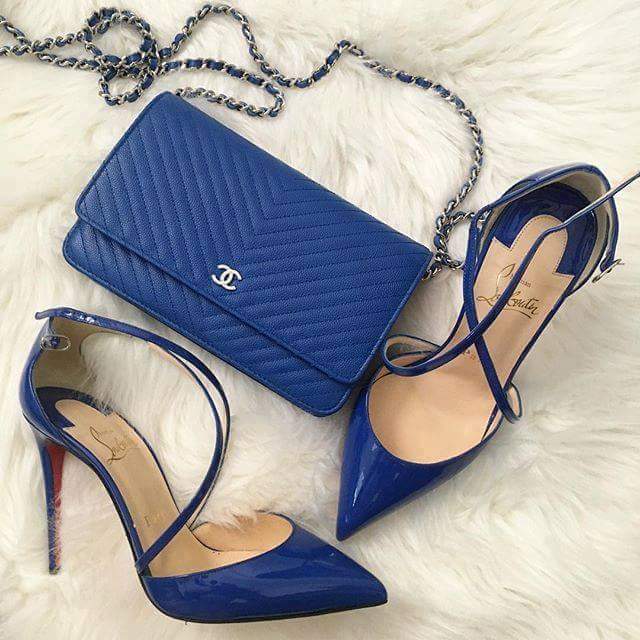 Strappy styled blue color footwear to suit any look