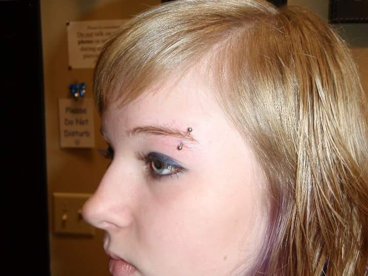 Stud Metal Eyebrow Jewellery for Women