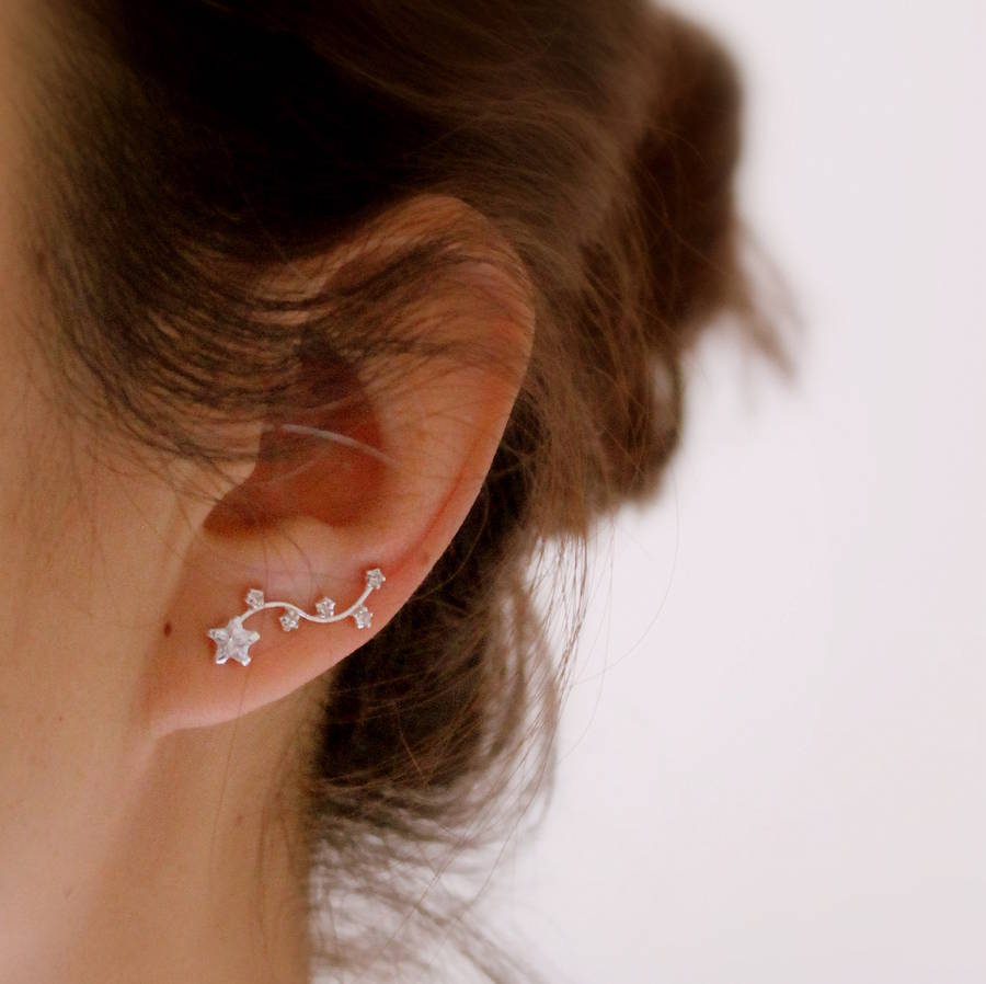 Stunning Sterling Silver Constellation Earrings