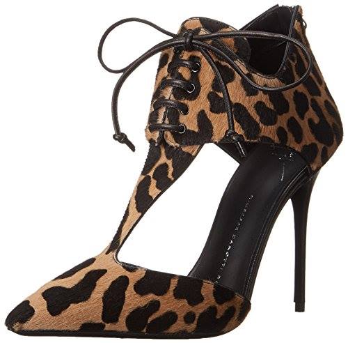 T-strap Pump Heels In Animal Print For A Tough Look