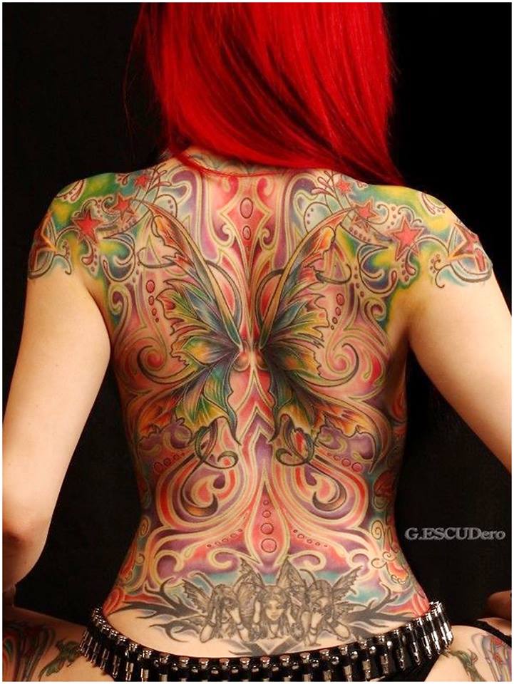 Unique Full Back Tattoo Design Ideas