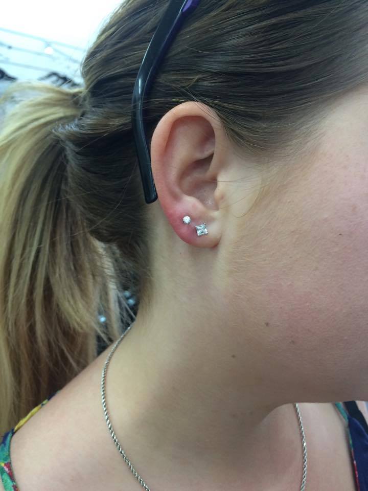 Upper Lobe Pierced