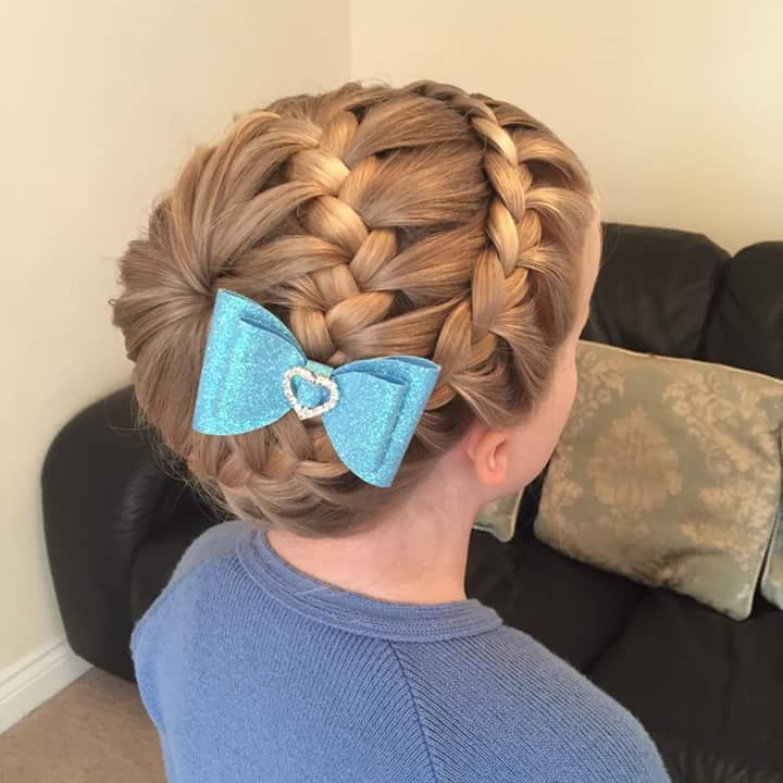 Waterfall Braid Unique Bun