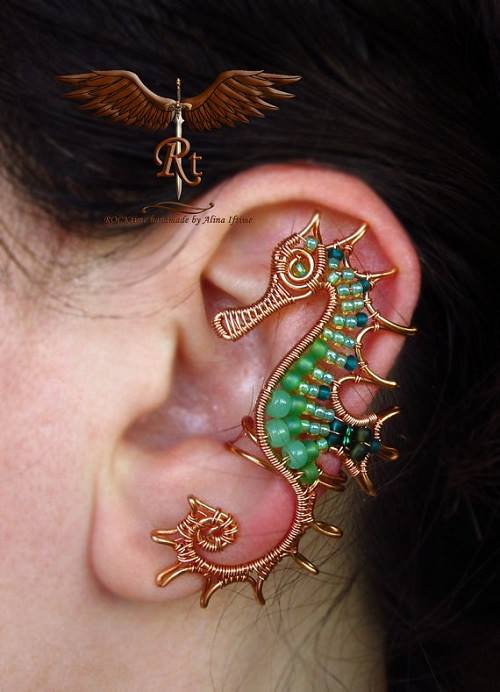 Wonderful Wire Wrapped Ear Cuff Artistry