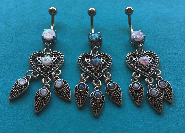 Different Boho Style Dreamcatcher Pattern Lovely Belly Rings